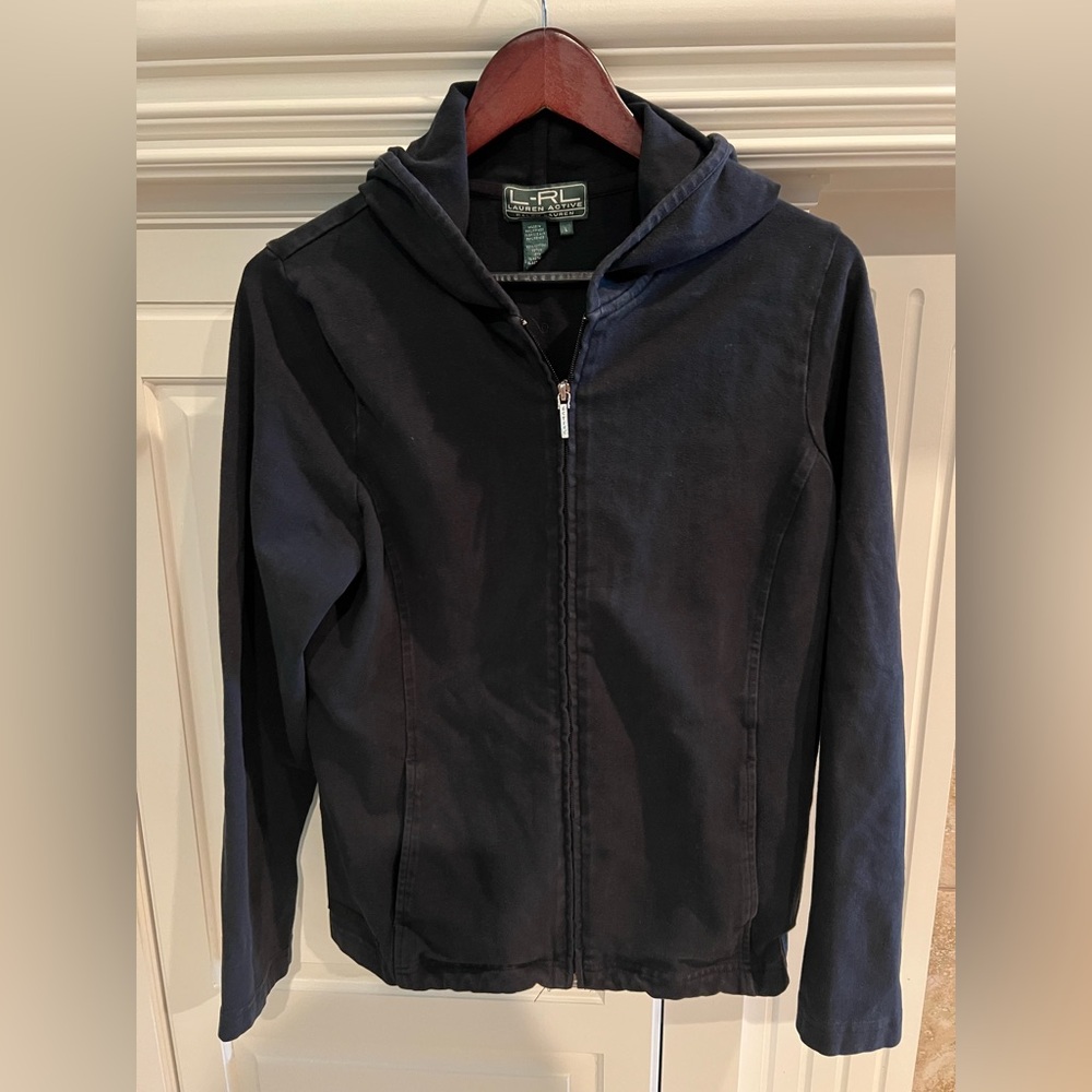Lauren Ralph Lauren Black Zip-Up Jacket